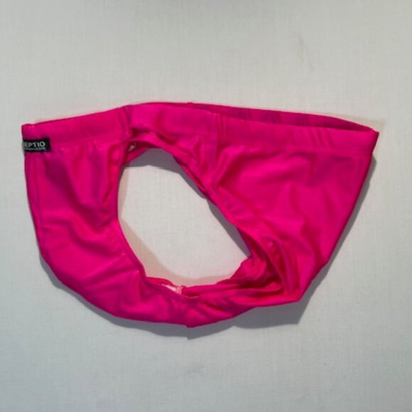NEPITO "Playa" Low Rise Bikini Swim Brief - Neon Pink/Black - Pouch - Picture 10 of 13